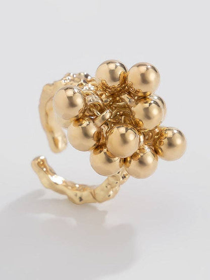 Cluster Gold Ring
