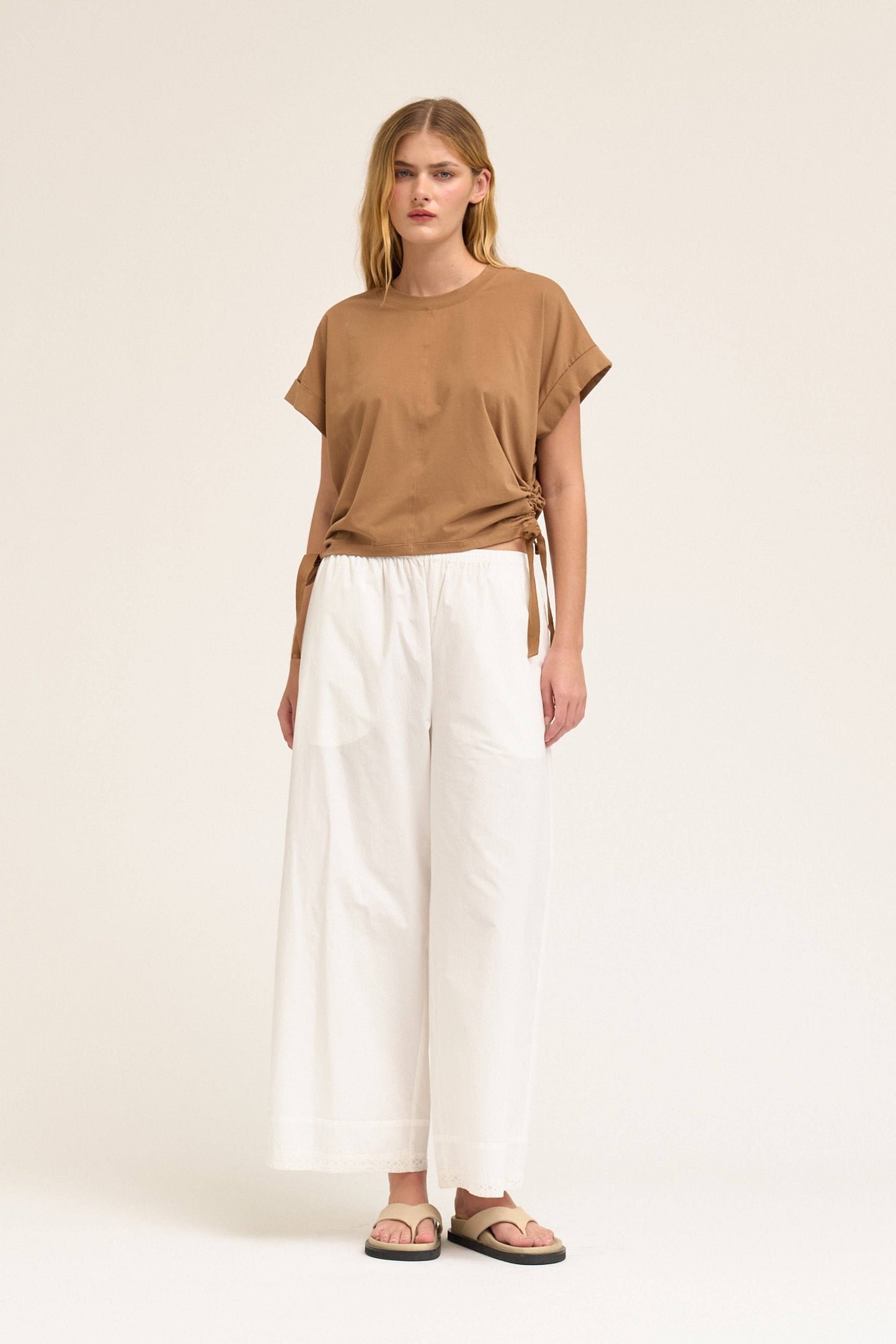 Drop Shoulder Jersey Top