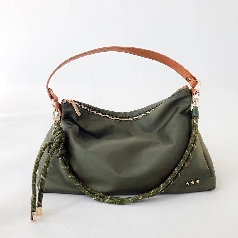 Becky Nylon Slouchy Shoulder Bag