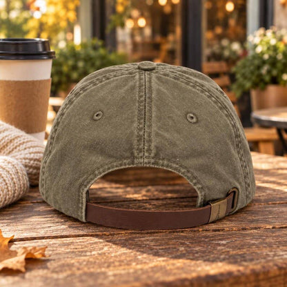 Coffee Cup Olive Dad Hat