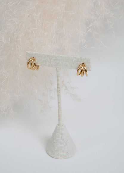 Eden Huggie Earring- Gold