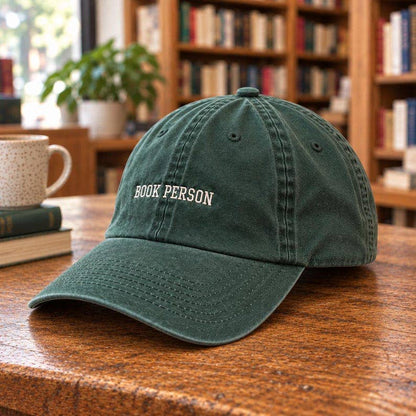 Book Person Dad Hat, Reader Gift