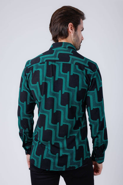 Men's Geo Print Shirt