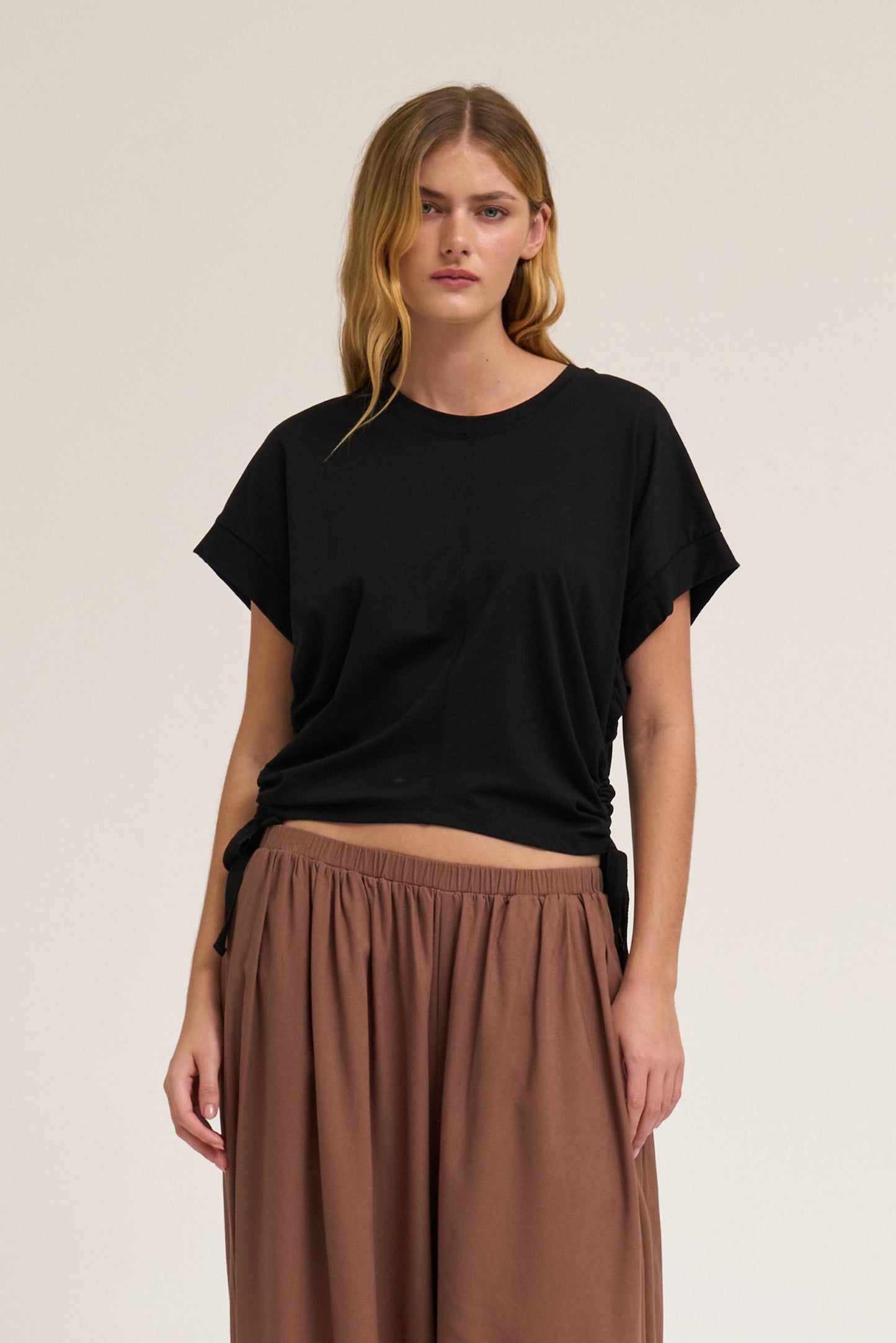 Drop Shoulder Jersey Top