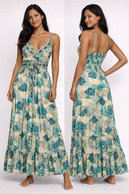 The Wanderlust Maxi — Handmade Boho Dress with Pockets
