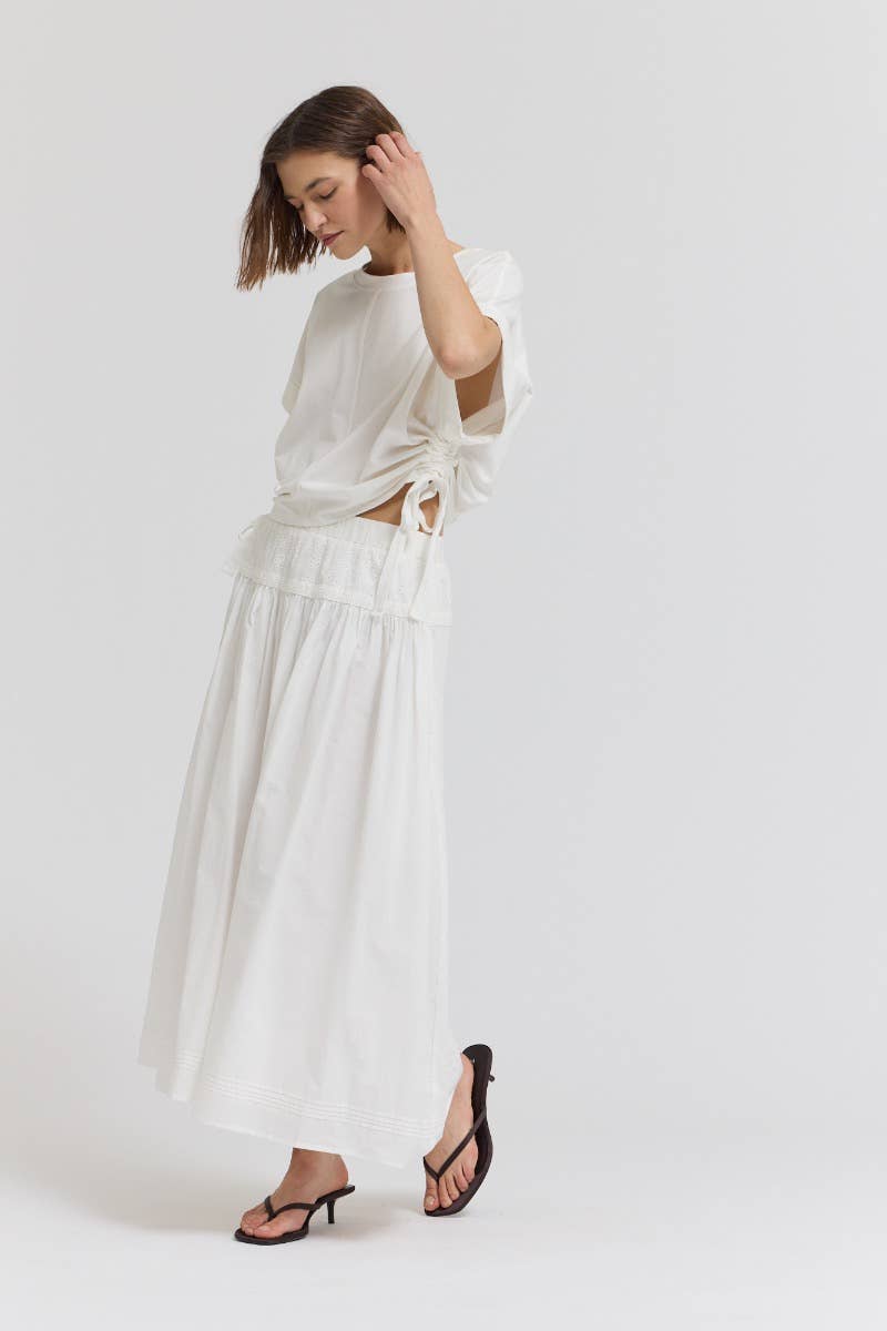 Drop Shoulder Jersey Top